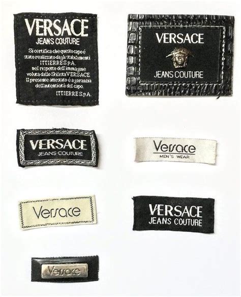 vintage versace tags